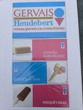 Anciennes Tôles Publicitaires Glace  Gervais No Plaque Émaillée 