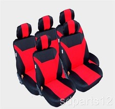5 x Housses de Siège Rouge