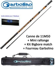 Pack Carpe / Carpodrome Garbolino Synergy carp SC8 en 11M50 + Mini rallonge + Ki
