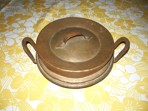 Tourtière cuivre avec - tourtière,