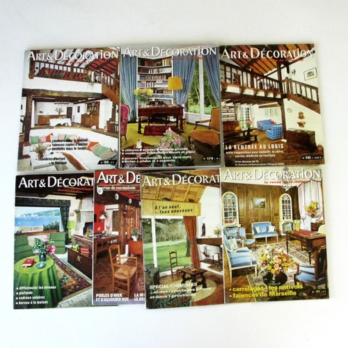 Lot revues anciennes art - lot, 7