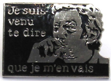 Pin's Hommage SERGE GAINSBOURG "Je suis...dire" signé Corner Vintage #4/18 Rare
