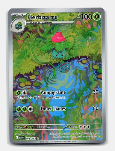 Carte pokémon herbizarre - carte,
