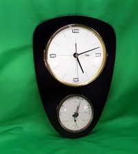 PENDULE ODO A PILE AVEC BAROMÈTRE ET THERMOMÈTRE