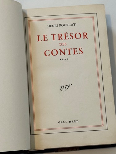 Henri pourrat trésor des - le,