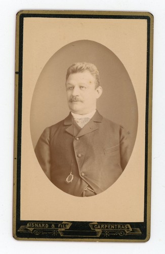 Photo cdv homme cheveux en - photo,