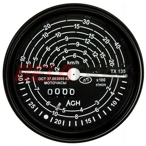 Compteur tractomètre h - tractomètre, km/h