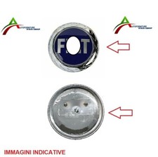 Logo Blason Orrnement Avant Bleu Diamètre 75MM Compatible pour Fiat Barchetta