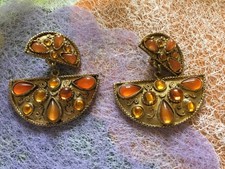 Boucles d’oreilles dorées