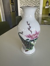 Petit Vase Chinois Motif Paon 