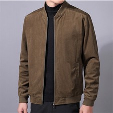 Hommes Velours Volant Veste