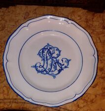 Assiette En Faience Saint Clement Emile GALLE