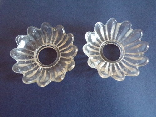 Lot bobeches en verre - lot,