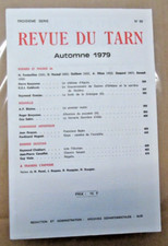 Revue du Tarn N° 95 Automne 1979 Château Aguts Forêt de la Grésigne Blattes