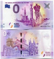 Billet souvenir 100 ans des apparitions de Fatima Portugal 0 euro 2017 série 1