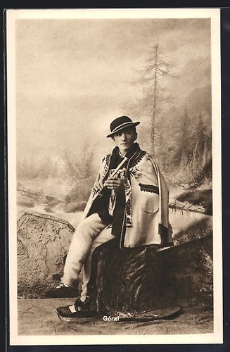 Carte postale góral homme en - góral,,