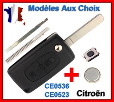 Coque Plip Clé Pour CITROEN C2/C3/C4/C5/C6 2 Boutons CE0523 CE0536 Aux Choix