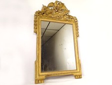 Grand miroir Louis XVI bois