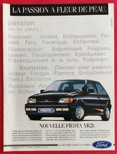 Publicité de presse: Automobile Nouvelle FORD FIESTA XR2i  - 1989