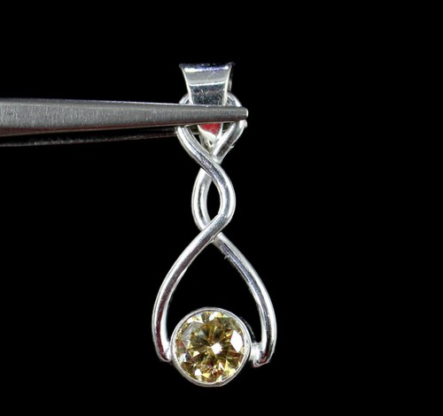 Pendentif solitaire diamant - pendentif,