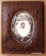 curieux cadre album XIXe photo