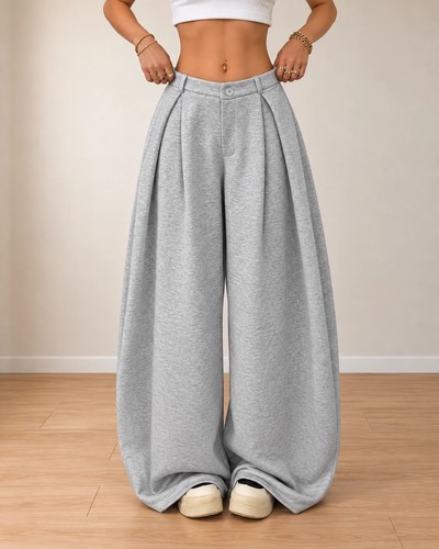 Pantalon jogging gris - pantalon, de