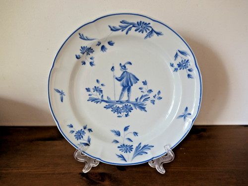 Assiette ancienne longchamp - assiette,
