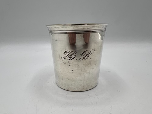 Timbale droite argent - en,