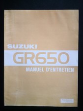 Manuel entretien Suzuki GR650