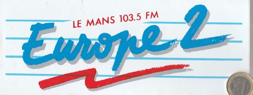 Autocollant radio europe - europe, 2