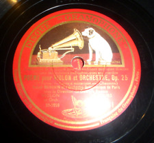 YEHUDI MENUHIN - GEORGES ENESCO / CHAUSSON poeme / DISQUE GRAMOPHONE