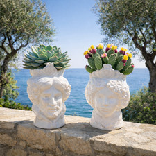 Lot de 2 vases Teste di Moro