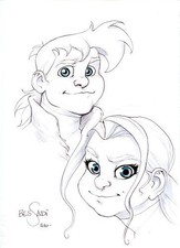 Dessin original bd -BESSADI