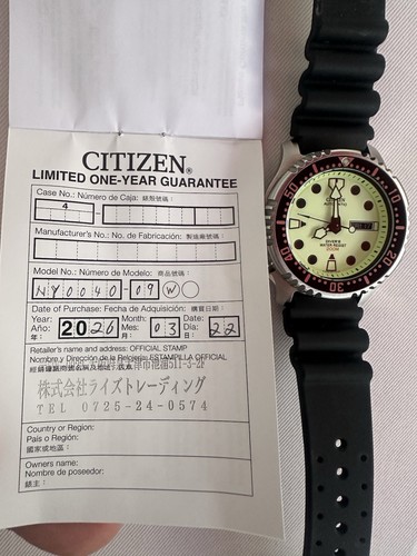 Citizen promaster natulite - promaster,