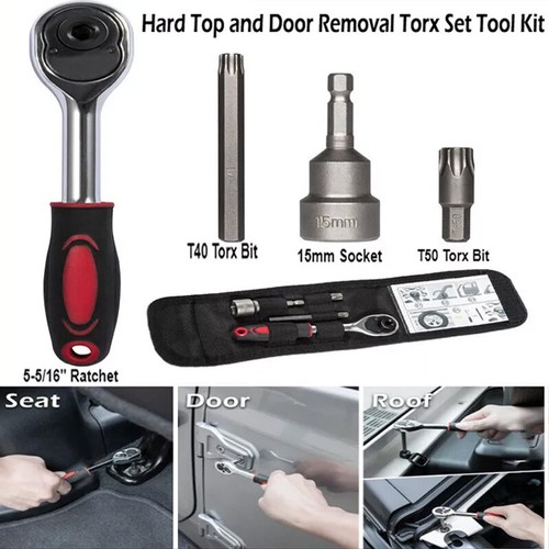 Hard top and - removal, torx