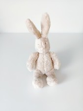 Peluche/Doudou Petit Hochet Grelot Lola Et Basile Lapin Beige 20cm - Moulin Roty