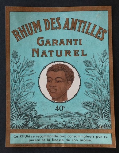 Ancienne étiquette rhum des - ancienne,
