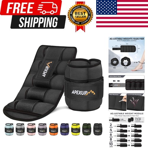 10lbs pair adjustable ankle - 10lbs/pair,
