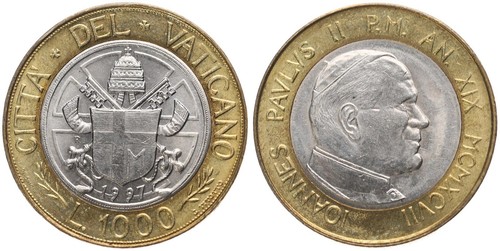 Vatican vaticano 1000 lire - -,