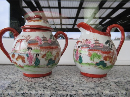 Sucrier cremier porcelaine - sucrier,