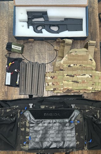 Airsoft p90 aeg full setup - full,