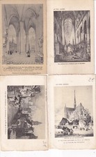 Lot de 4 cartes postales