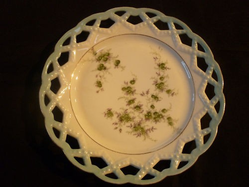 Assiette dessert ancienne - assiette, à