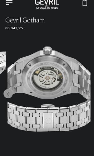 Montre gevril - montre,