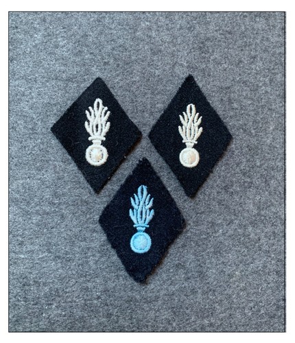 Ww2 insignes col vareuse - col,