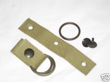 KIT Jugulaire TAP Mod 56 toile BEIGE repro boucles KAKI