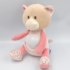Doudou veilleuse chat rose