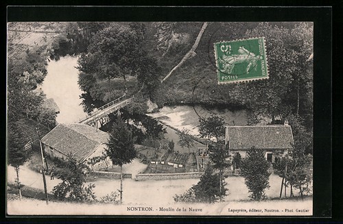 Cpa nontron moulin la - cpa,