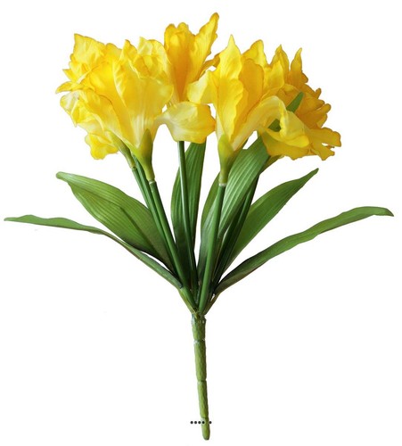 Bouquet iris factices 7 - d'iris,
