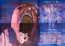 PINK FLOYD THE WALL Huge French Eight Panel Vintage Movie Poster Original 1982